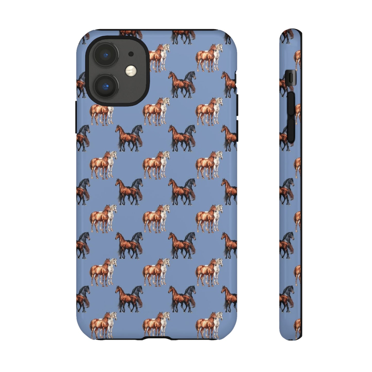 Horse Phone Case Blue