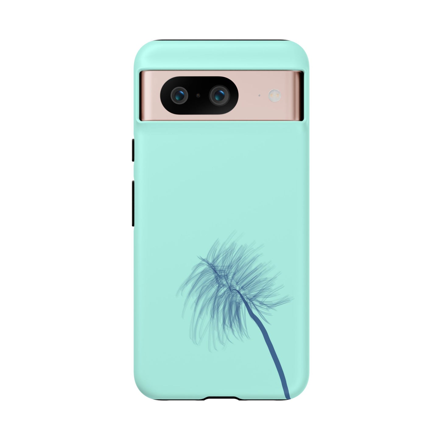 Dandelion Blowball Phone Case Aqua