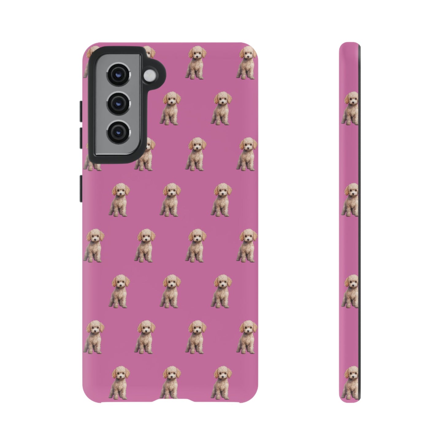 Poodle Phone Case Pink