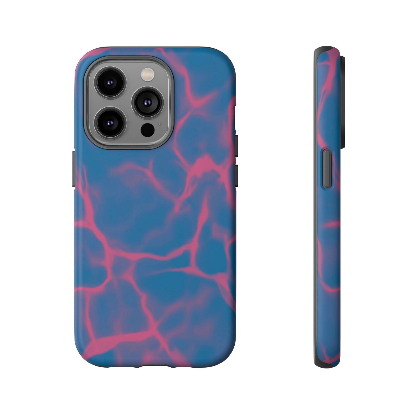 Marble Phone Case Blue Pink