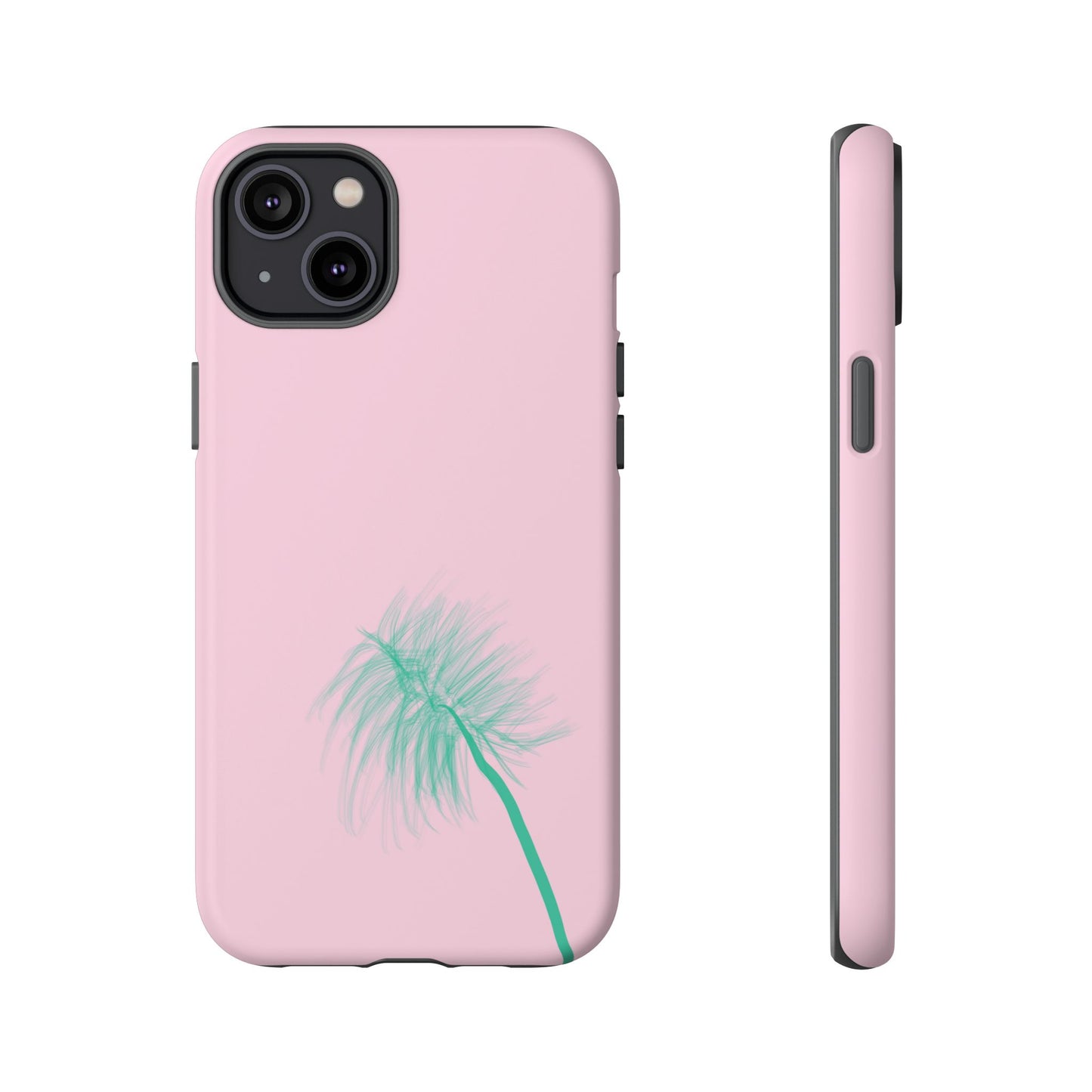 Dandelion Blowball Phone Case Pink