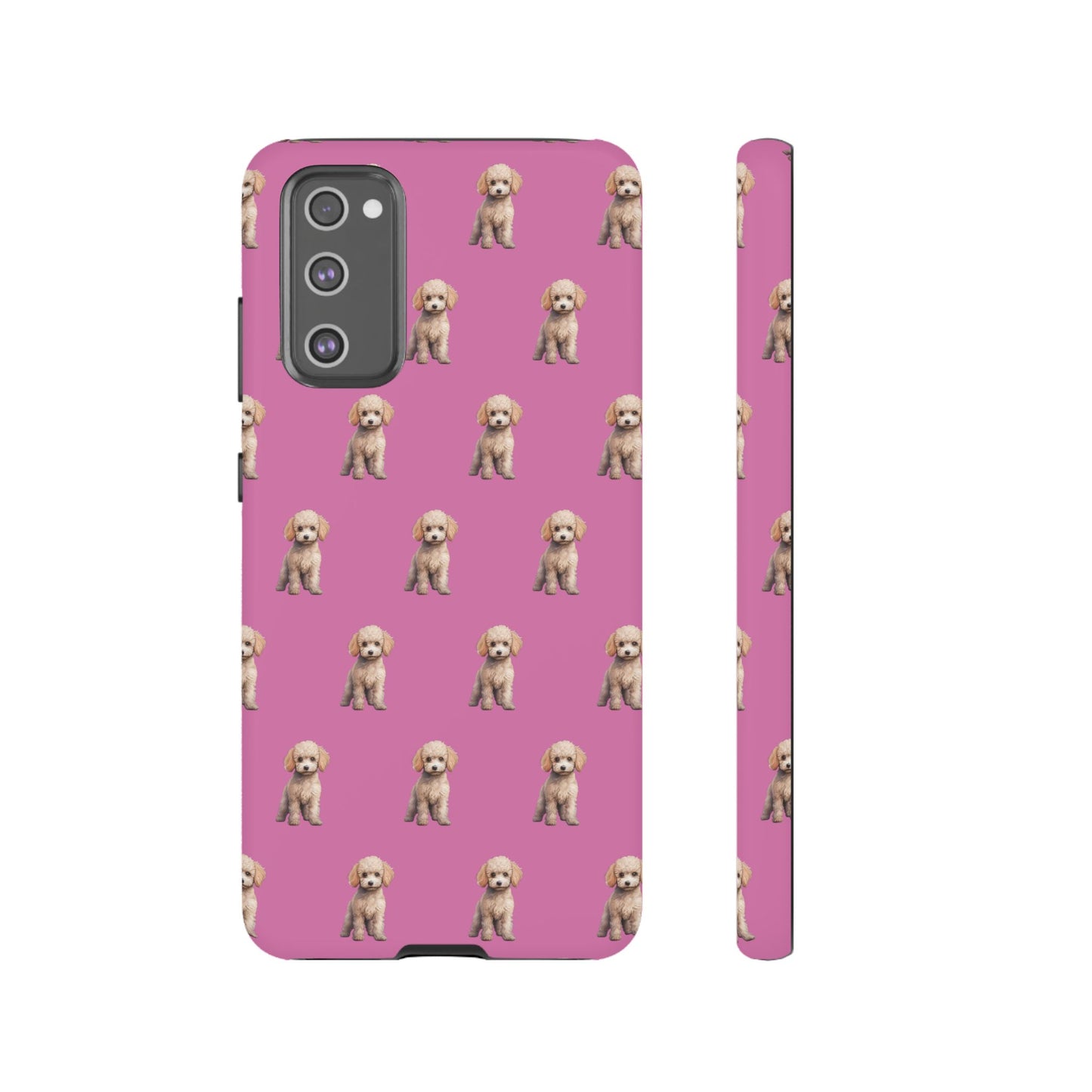 Poodle Phone Case Pink