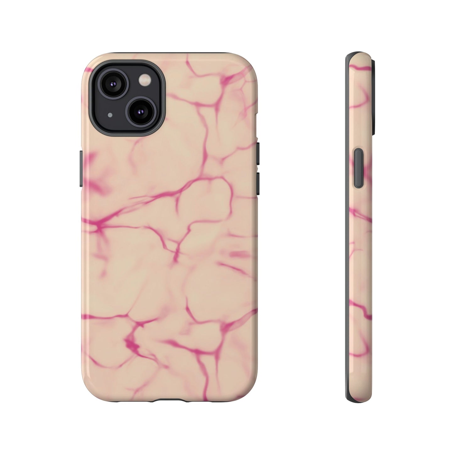 Marble Phone Case Cream Pink