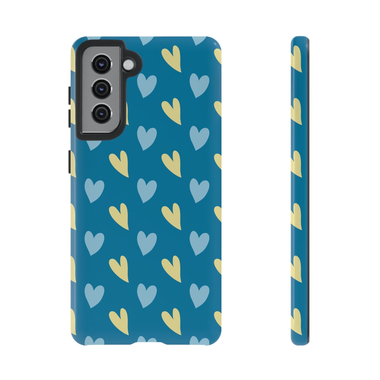 Heart Phone Case Blue