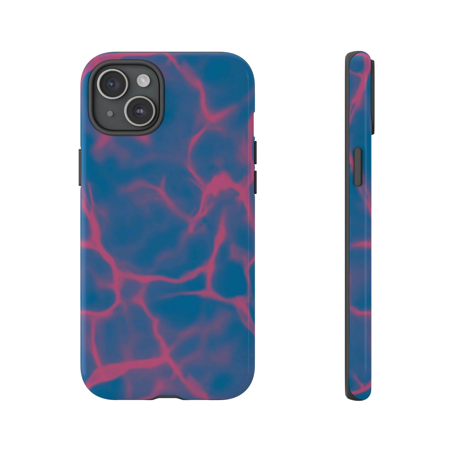 Marble Phone Case Blue Pink