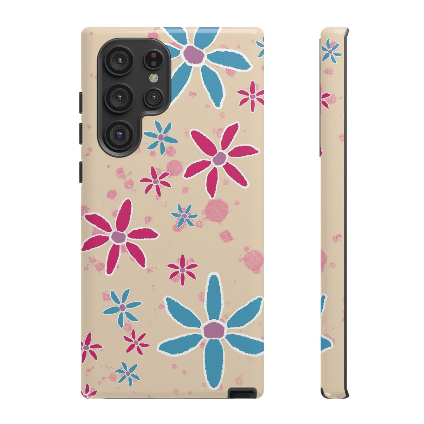 Flower Phone Case Cream