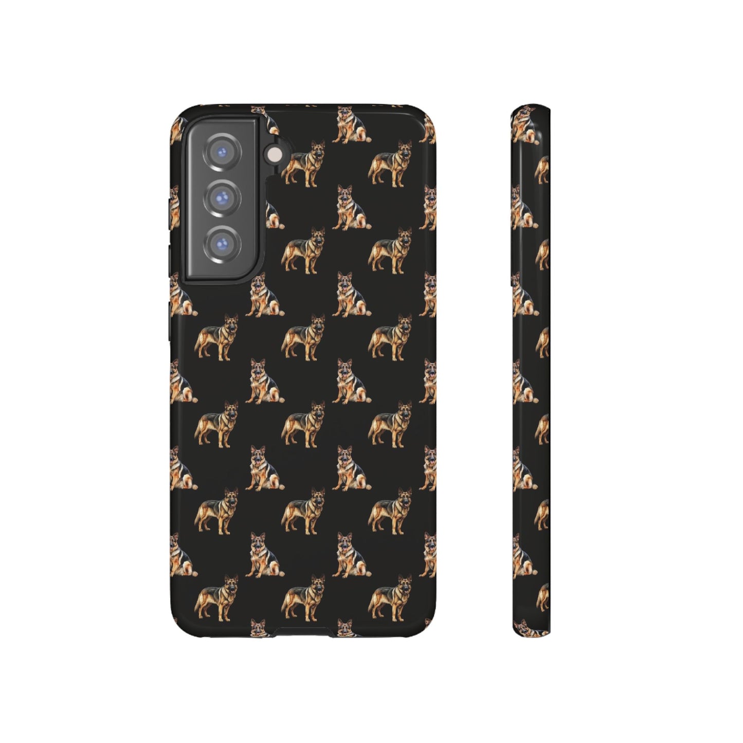 German Shepherd Phone Case Black