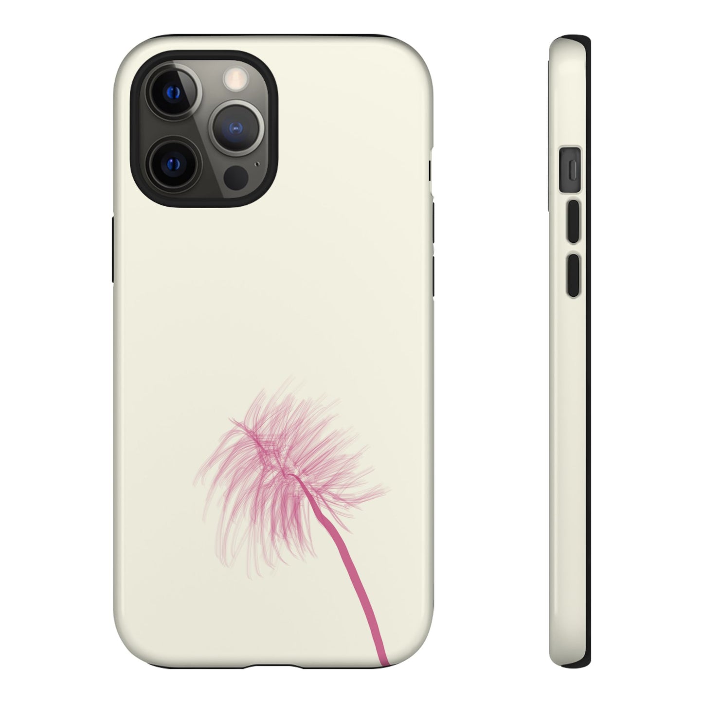 Dandelion Blowball Phone Case Cream