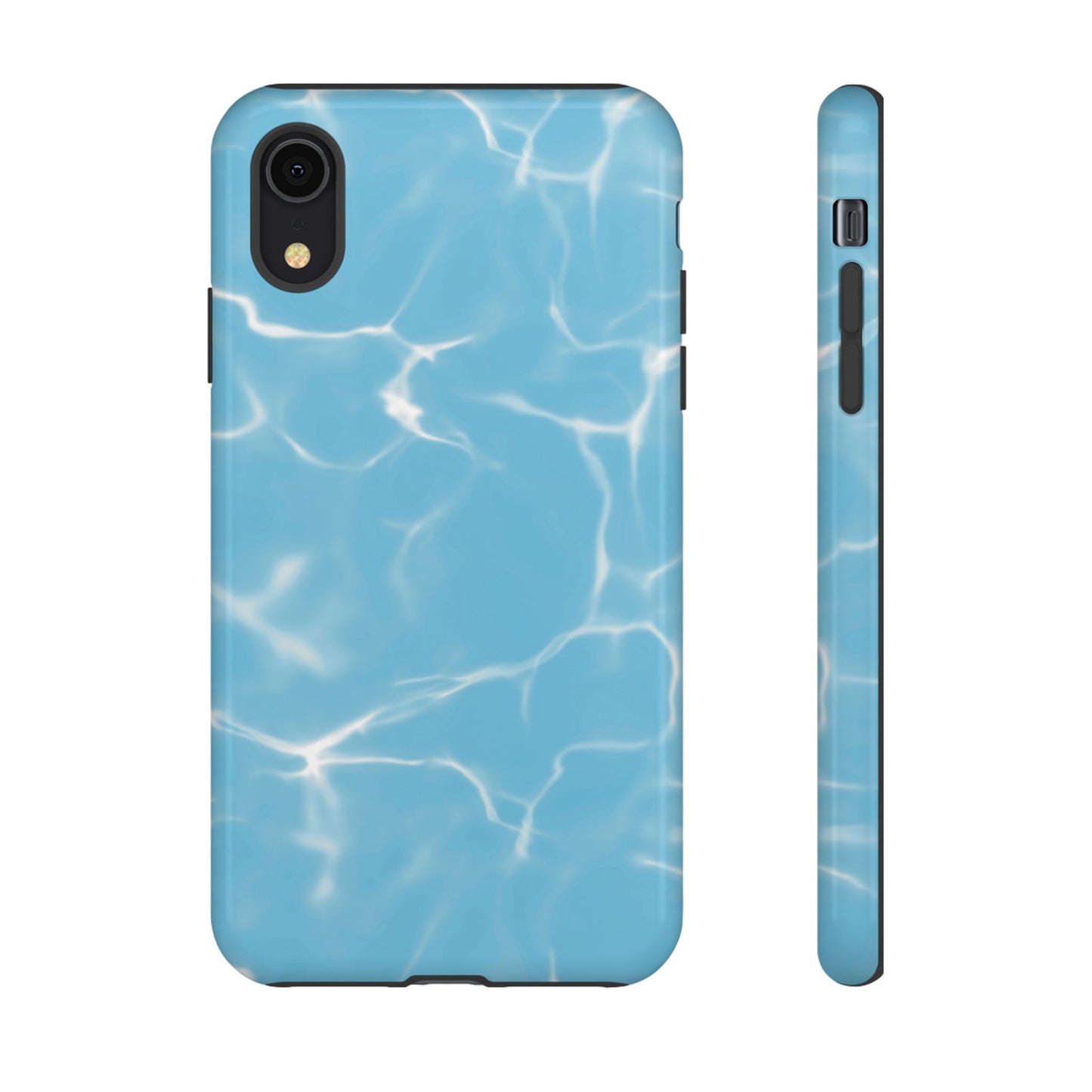 Marble Phone Case Light Blue