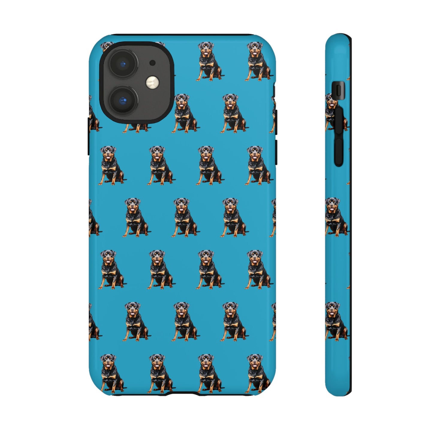 Rottweiler Phone Case Turquoise