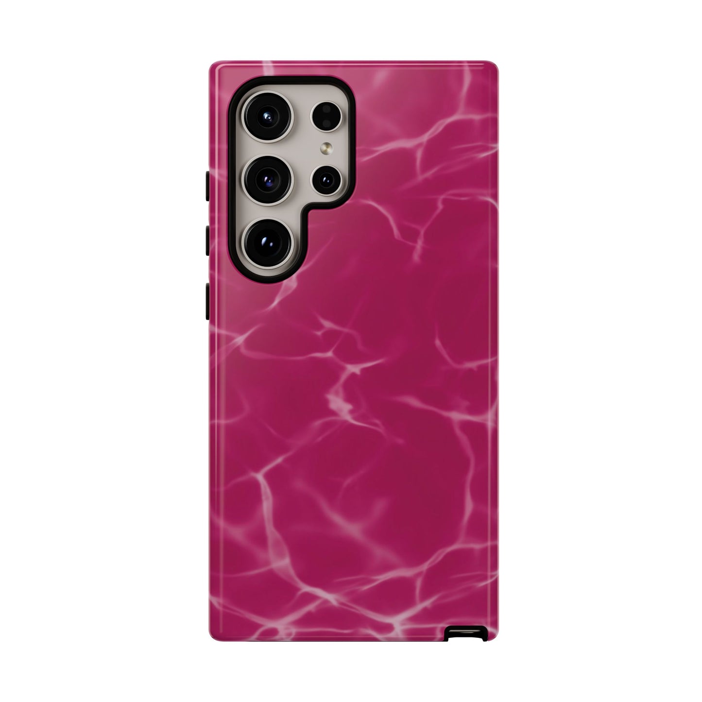 Marble Print Phone Case Berry