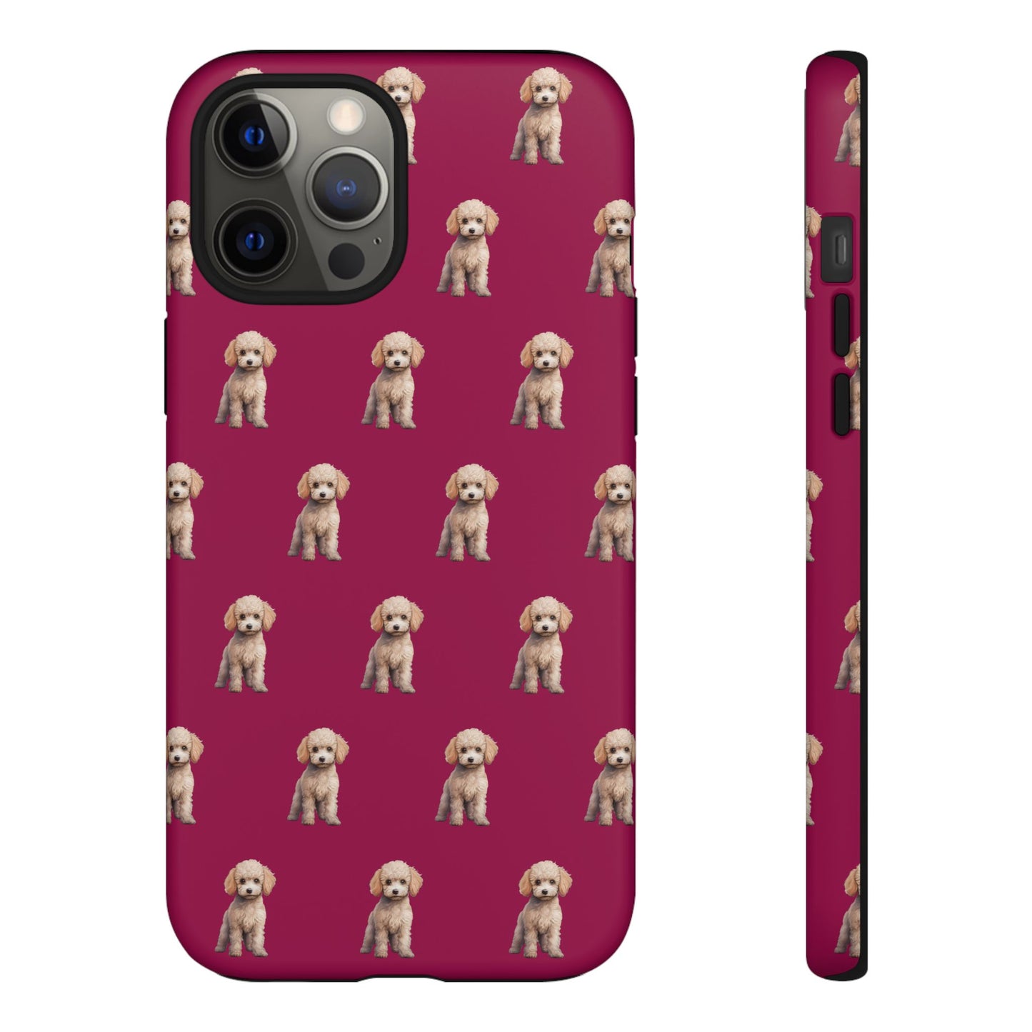 Poodle Phone Case Berry