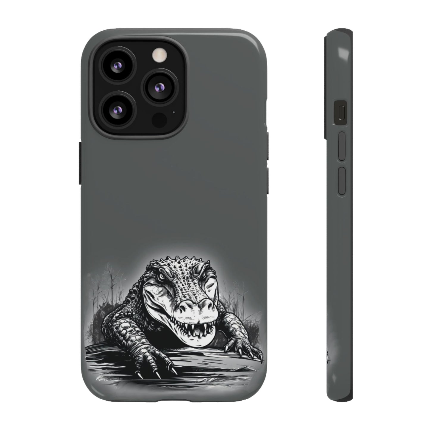 Gator Phone Case Gray