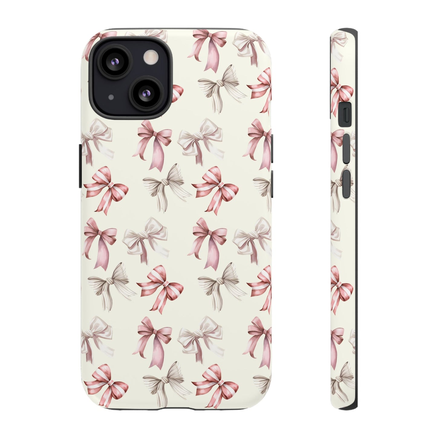 Bow Phone Case Cream