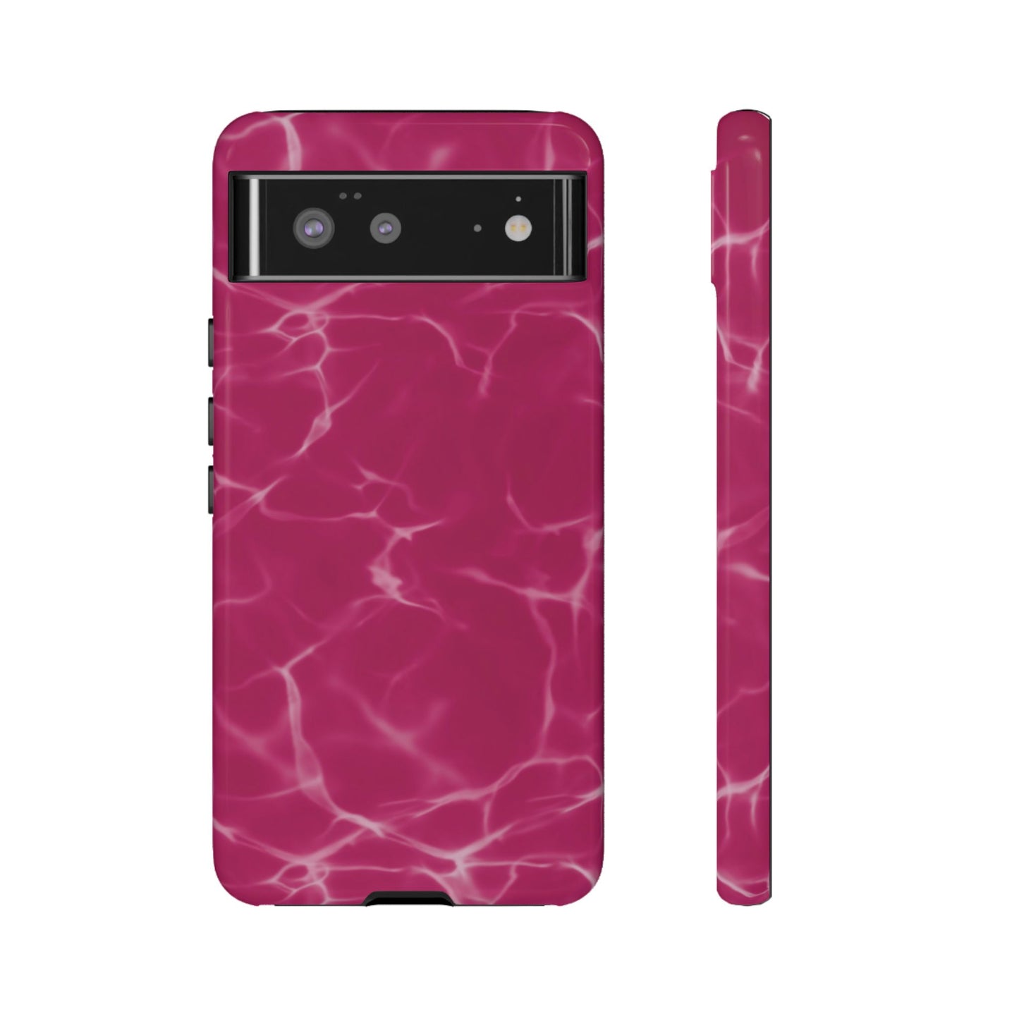 Marble Print Phone Case Berry