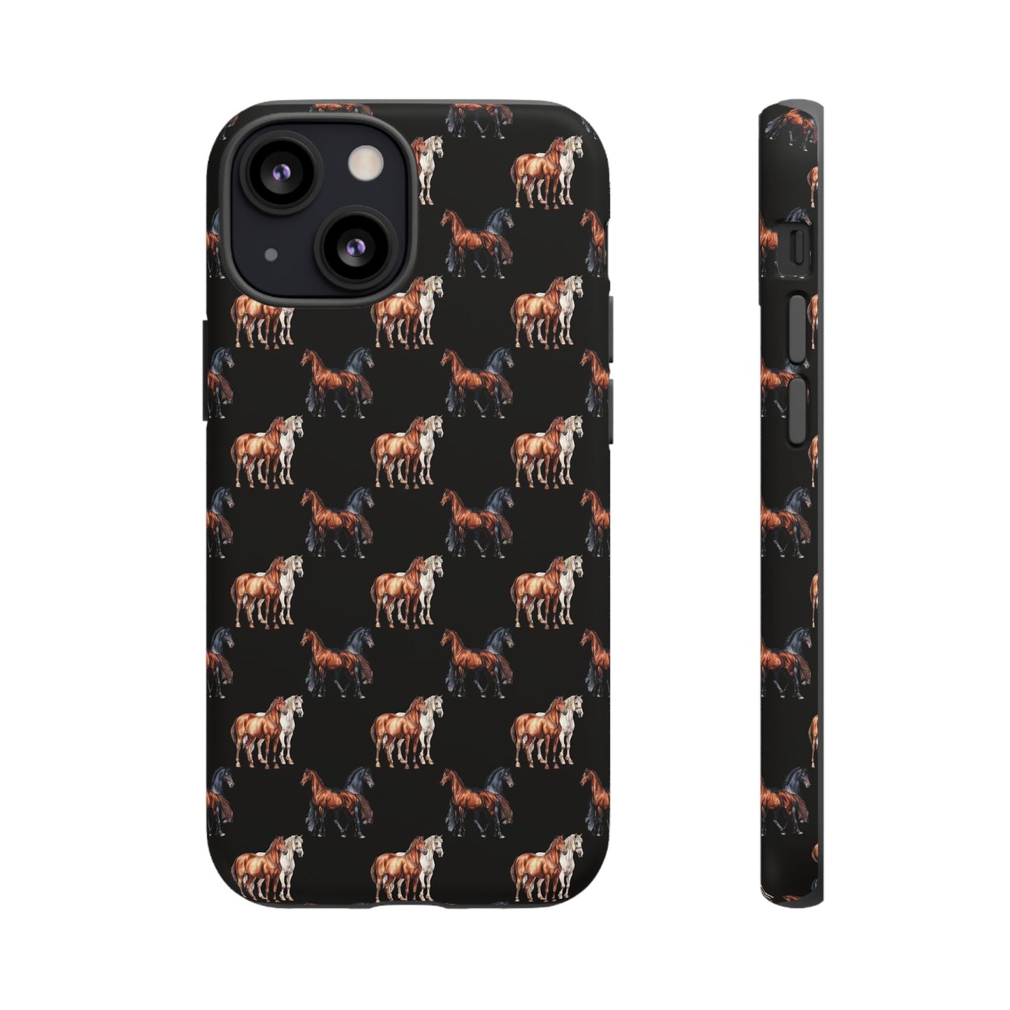 Horse Phone Case Black