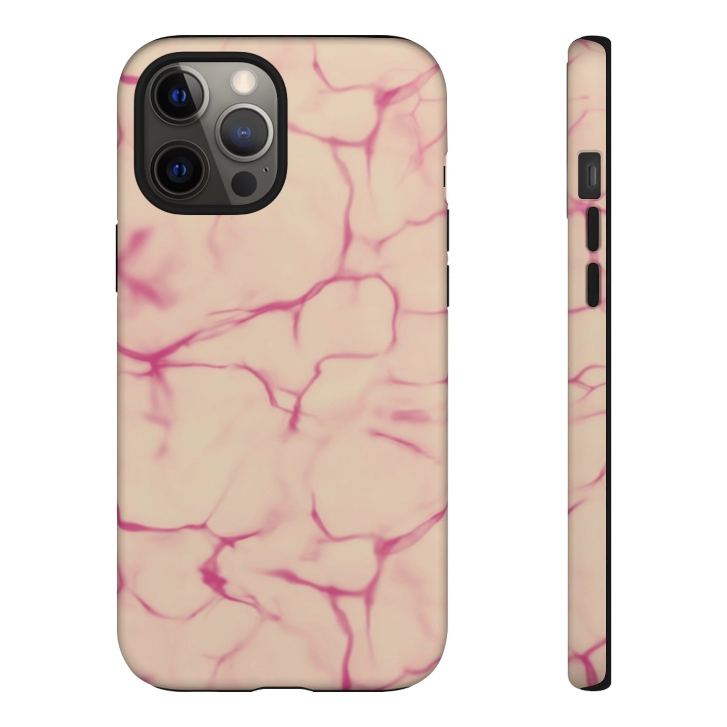 Marble Phone Case Cream Pink