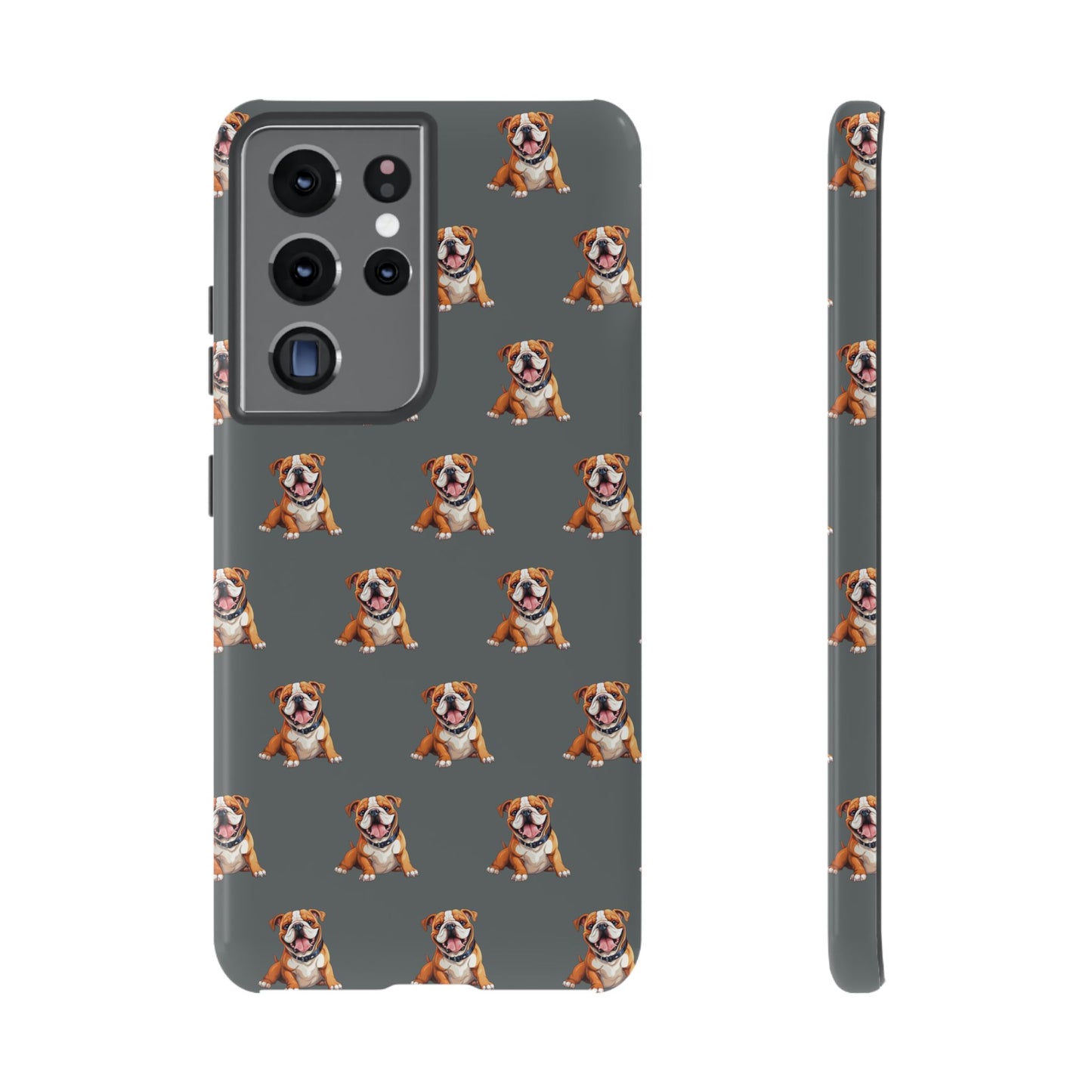 Bulldog Phone Case Gray