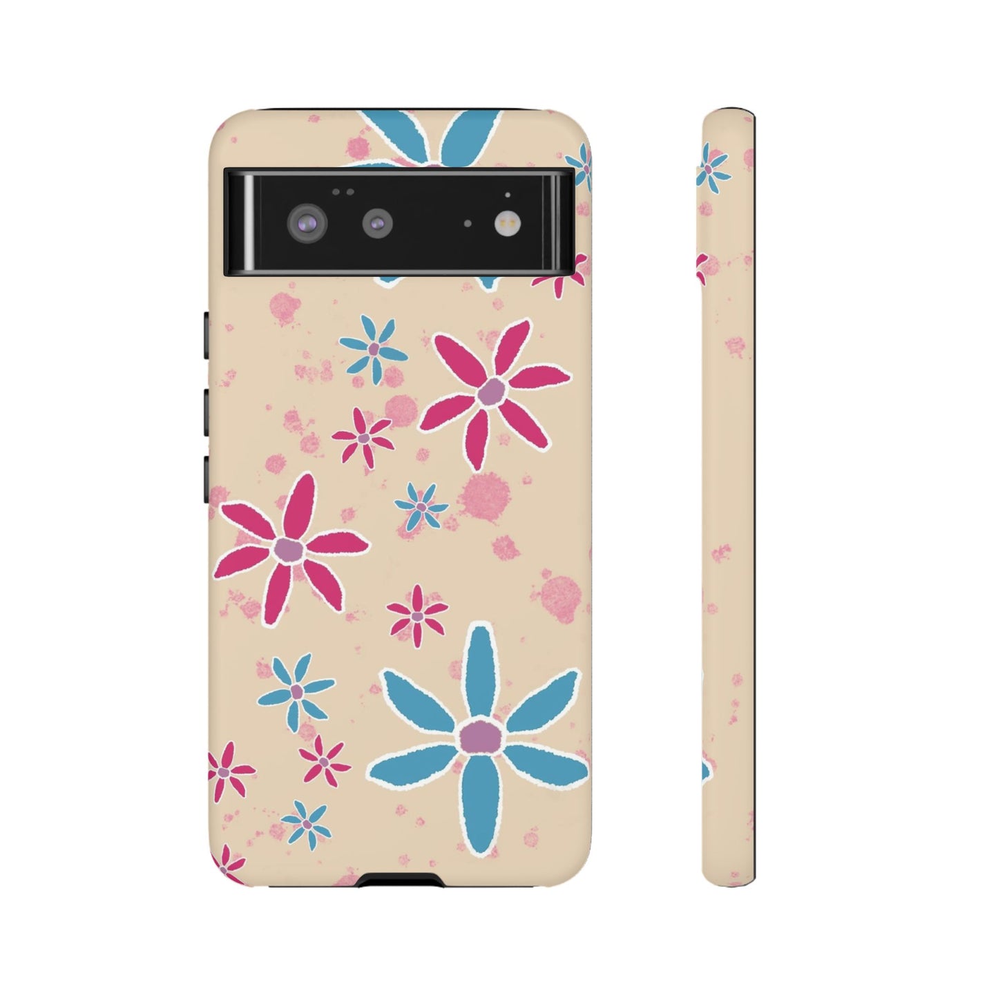 Flower Phone Case Cream