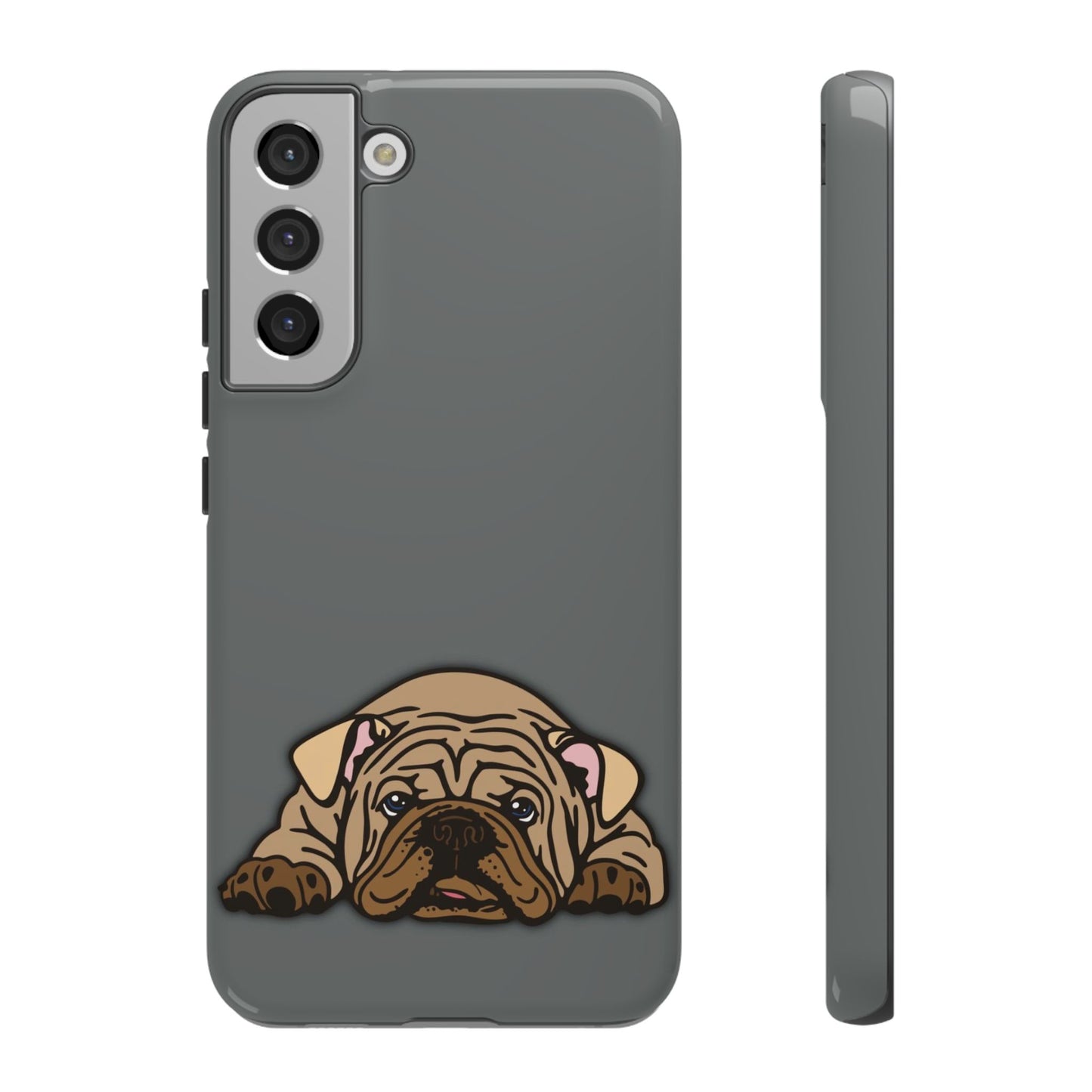 Bulldog Phone Case Gray