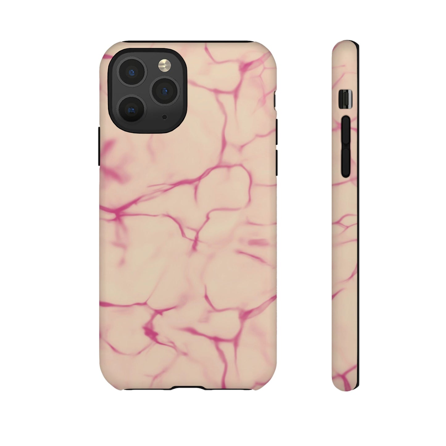 Marble Phone Case Cream Pink