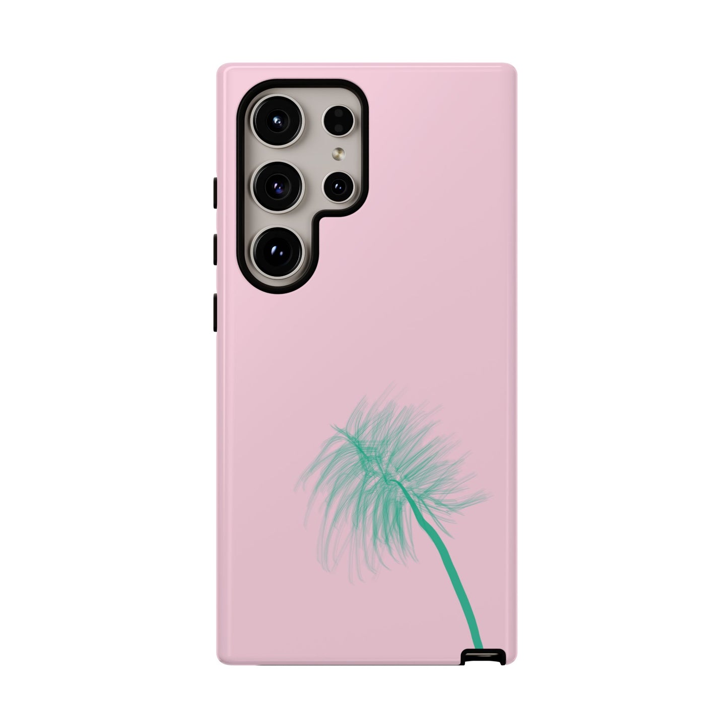 Dandelion Blowball Phone Case Pink