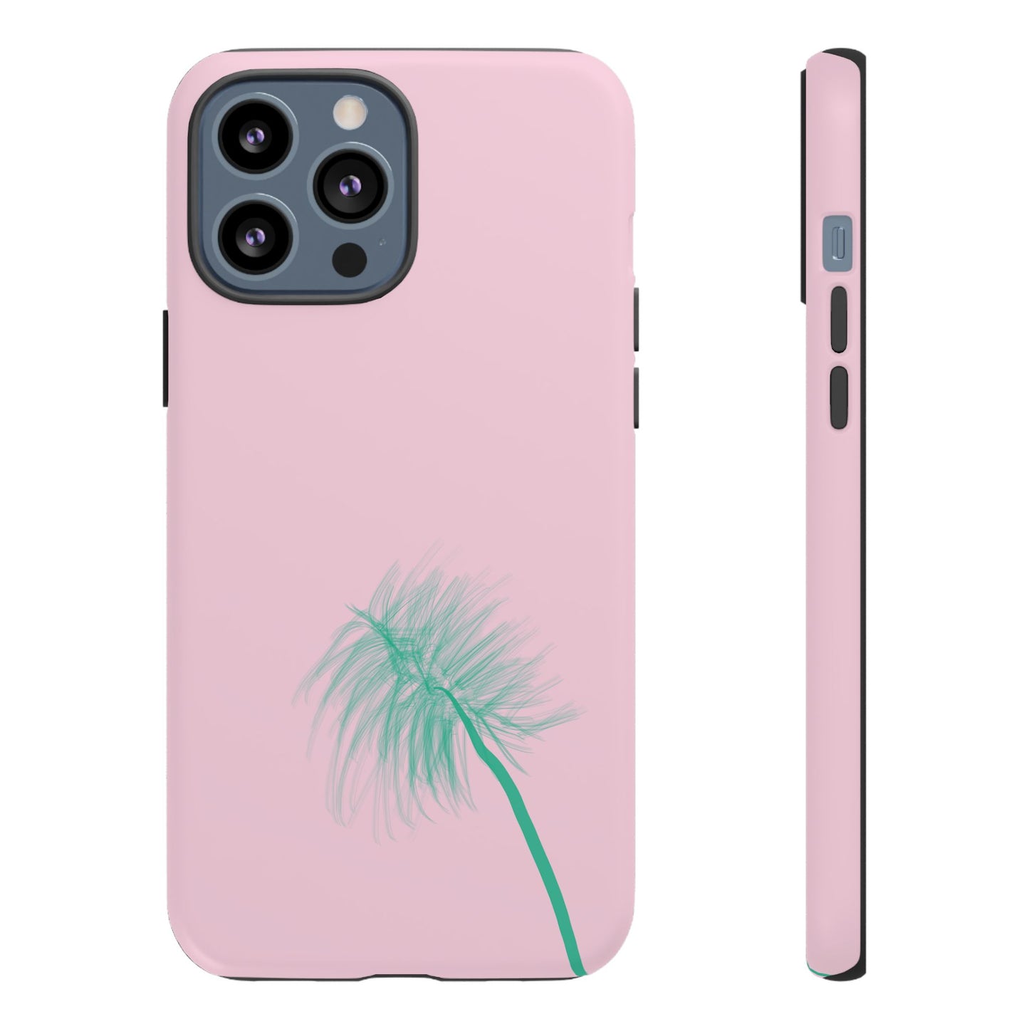 Dandelion Blowball Phone Case Pink