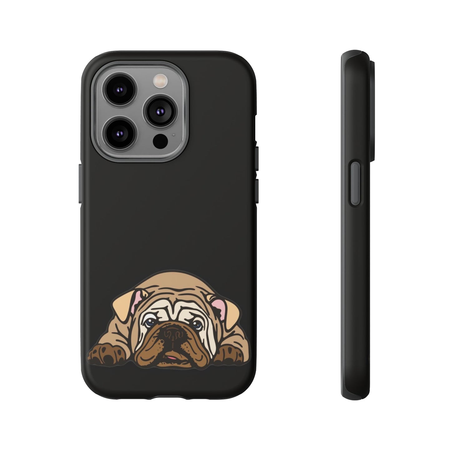 Bulldog Phone Case Black