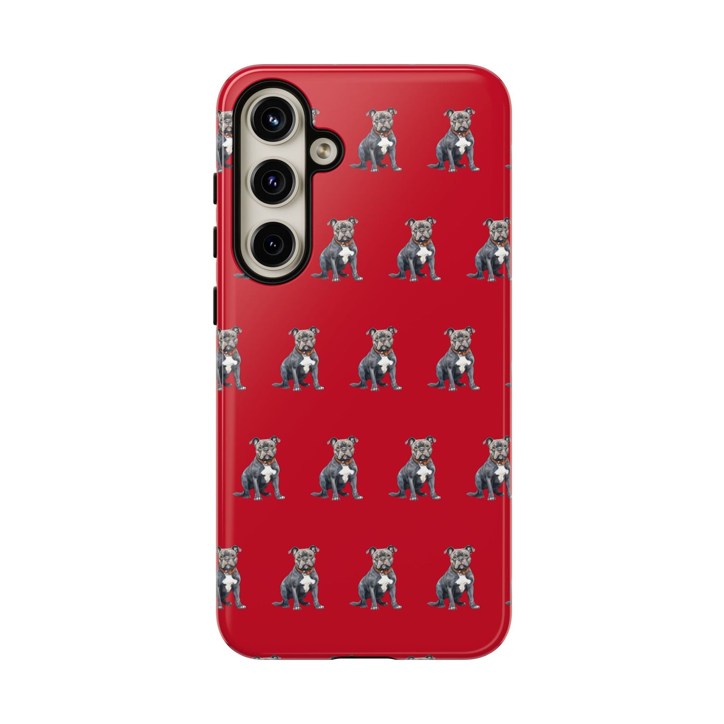 Pitbull Phone Case Red