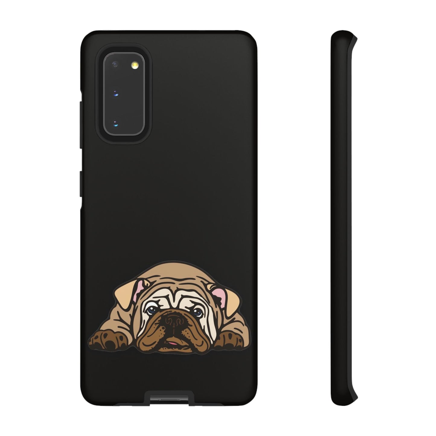 Bulldog Phone Case Black