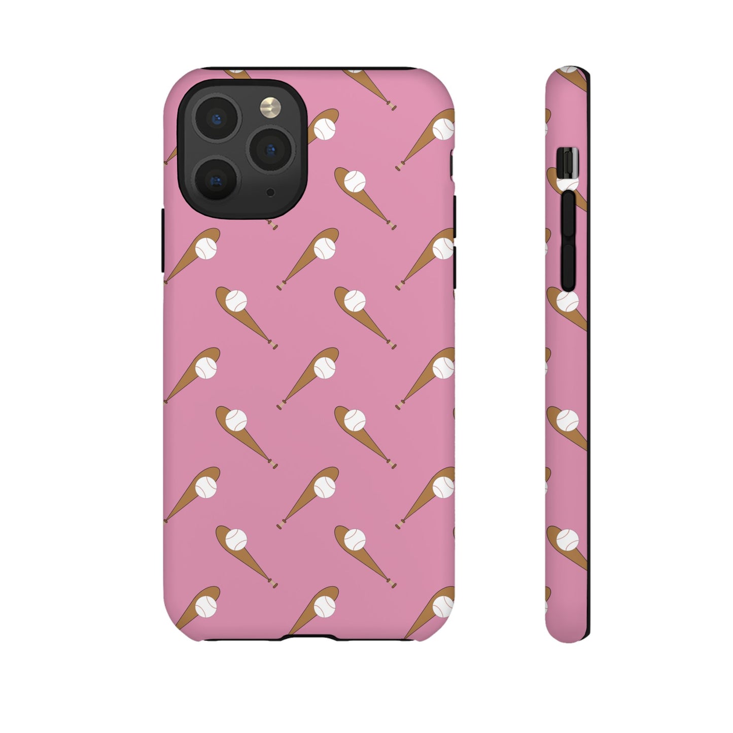 Baseball Phone Case Pink