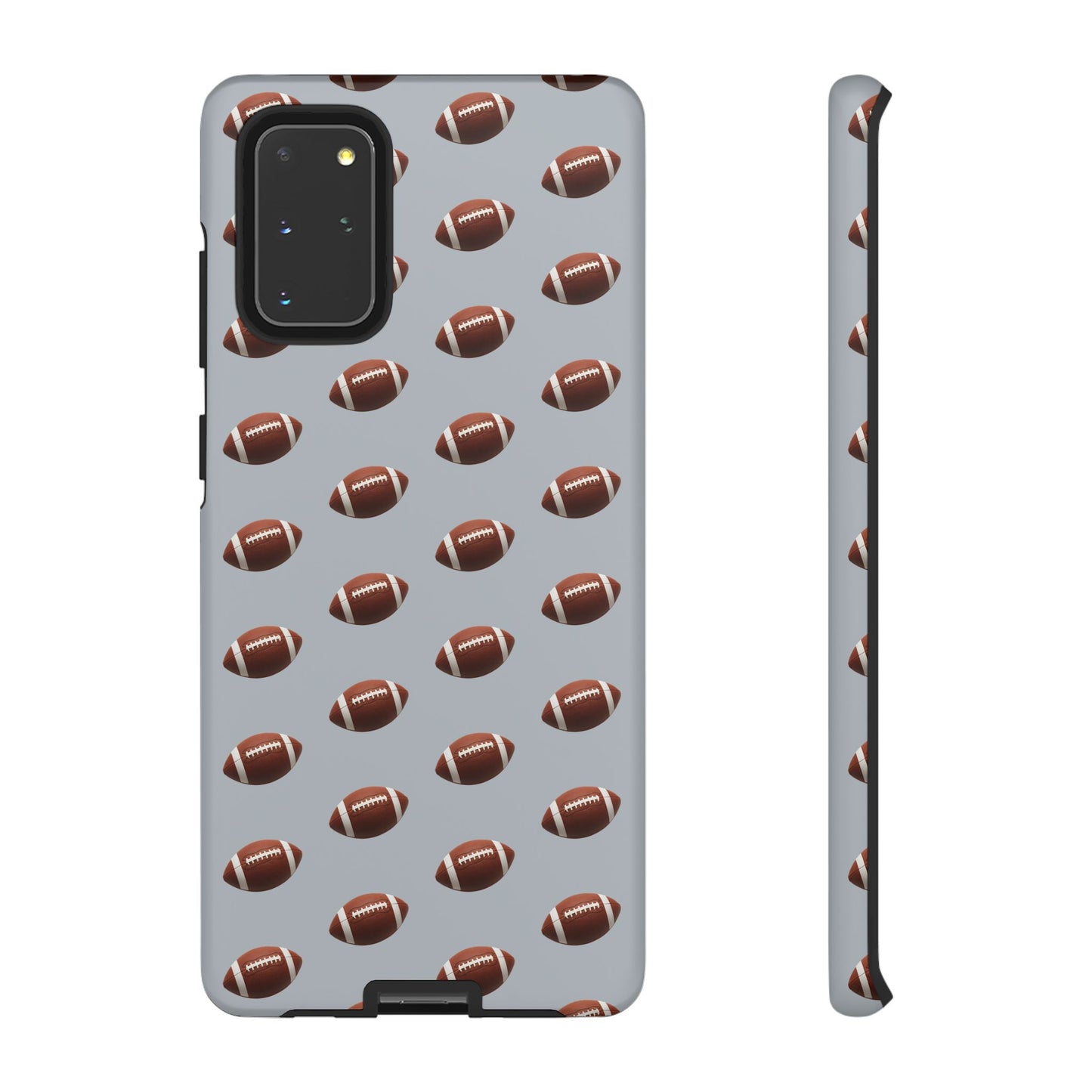 Football Phone Case Silver