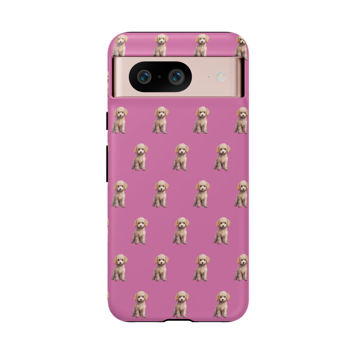 Poodle Phone Case Pink