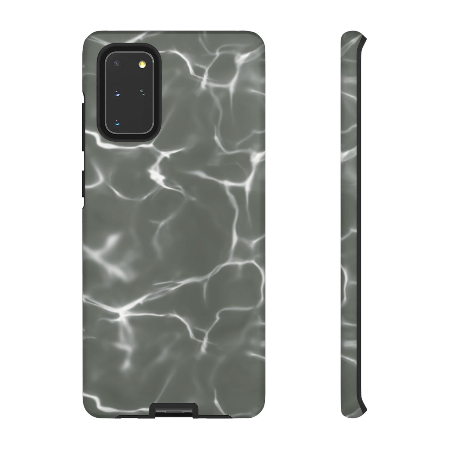 Marble Print Phone Case Gray