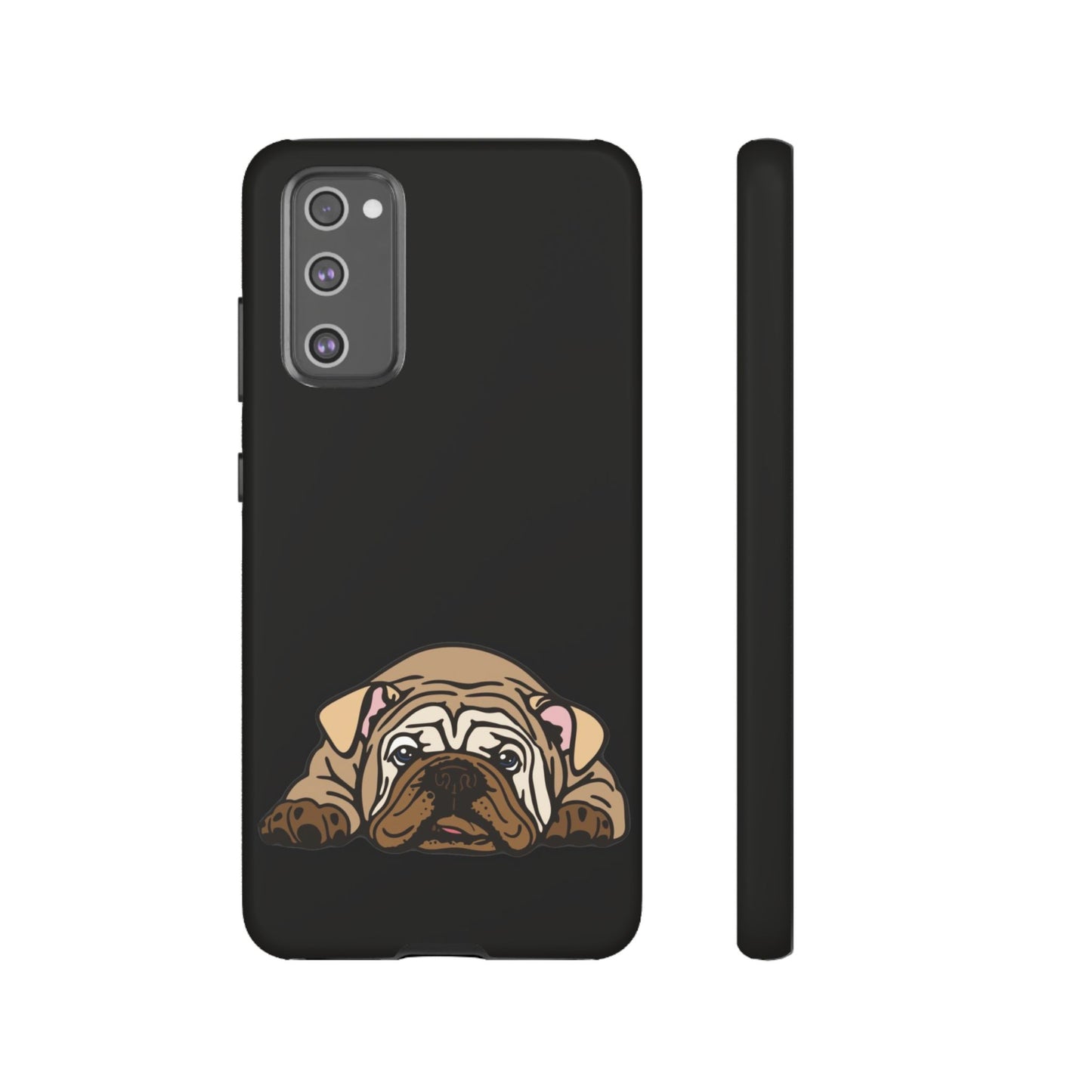 Bulldog Phone Case Black