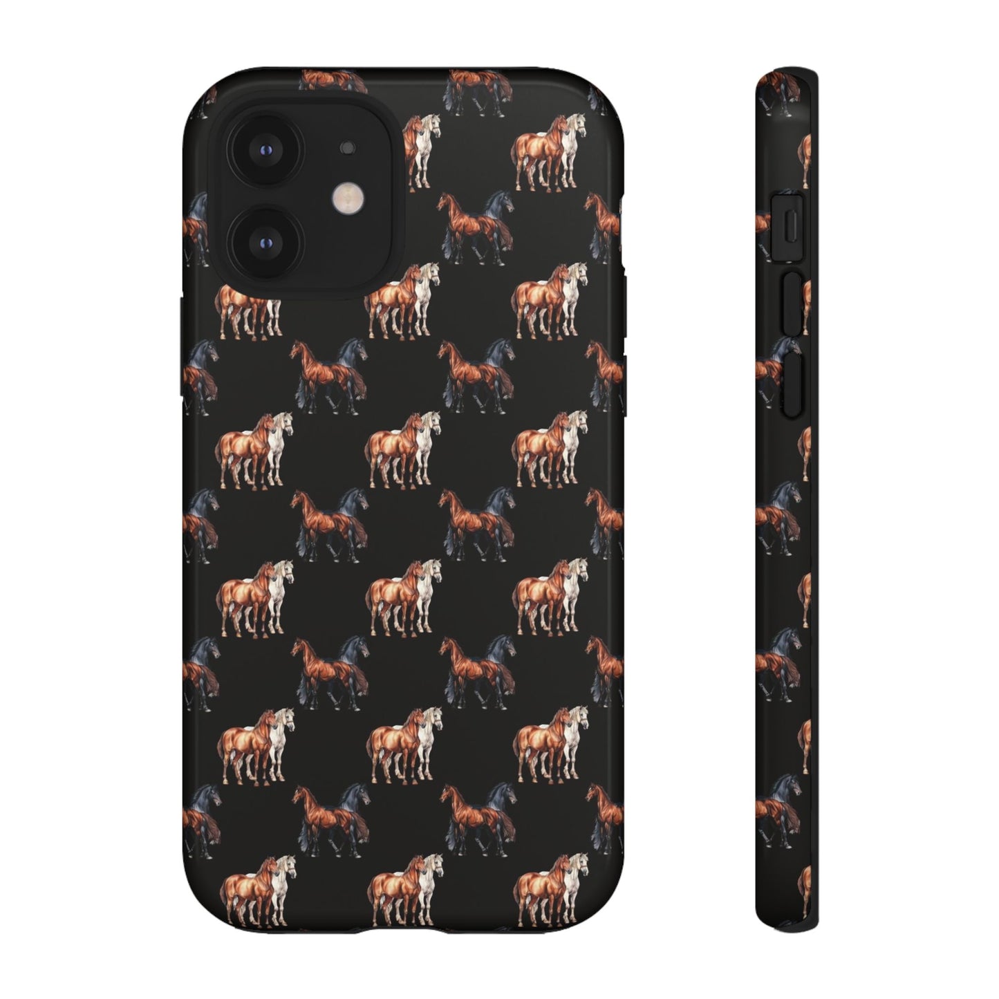 Horse Phone Case Black