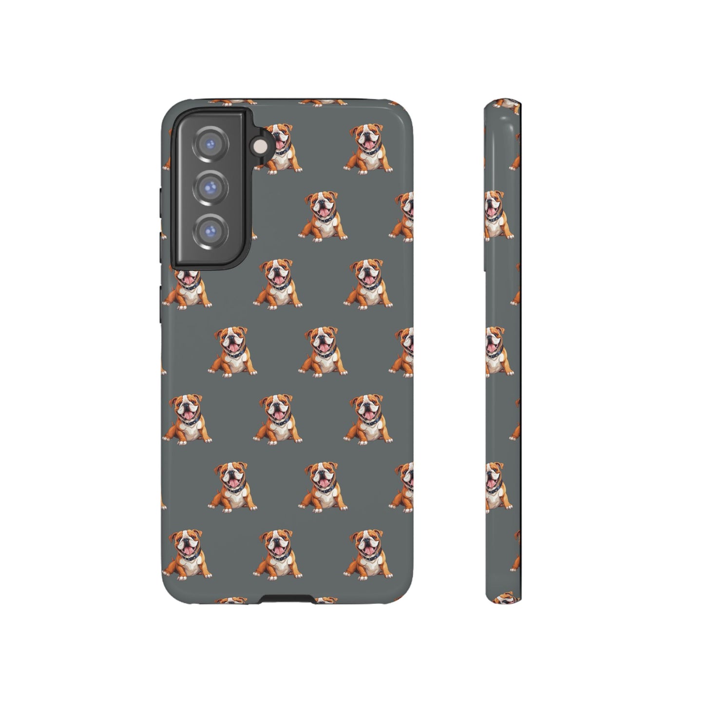 Bulldog Phone Case Gray