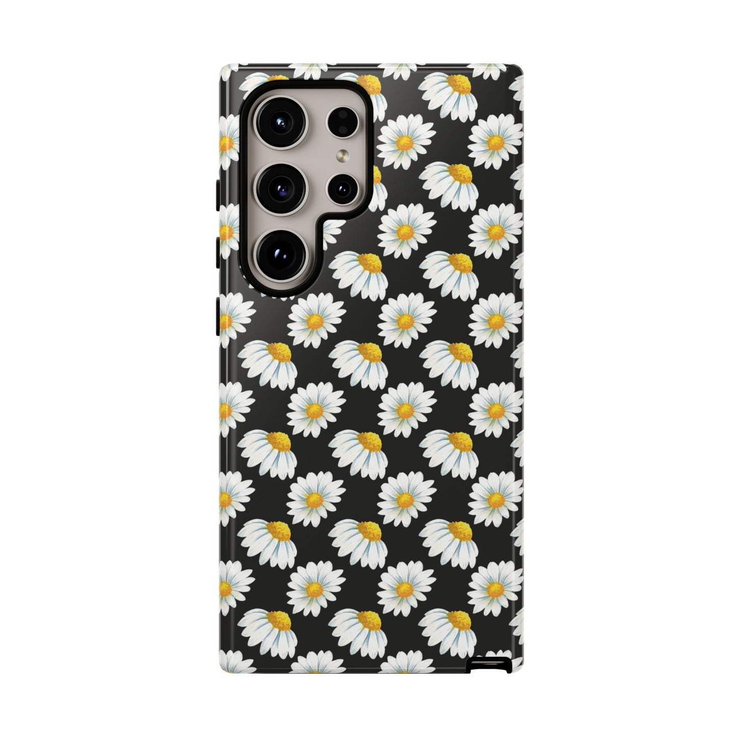 Daisy Phone Case Black