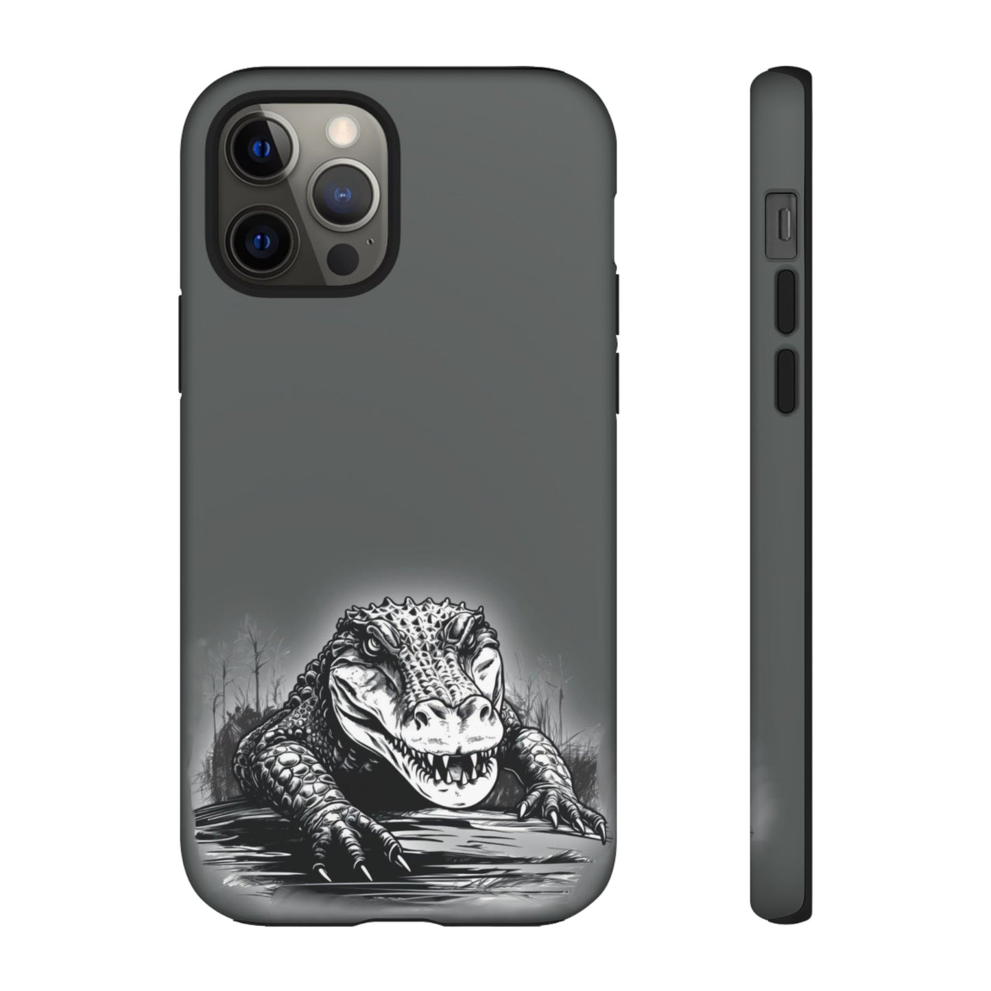 Gator Phone Case Gray