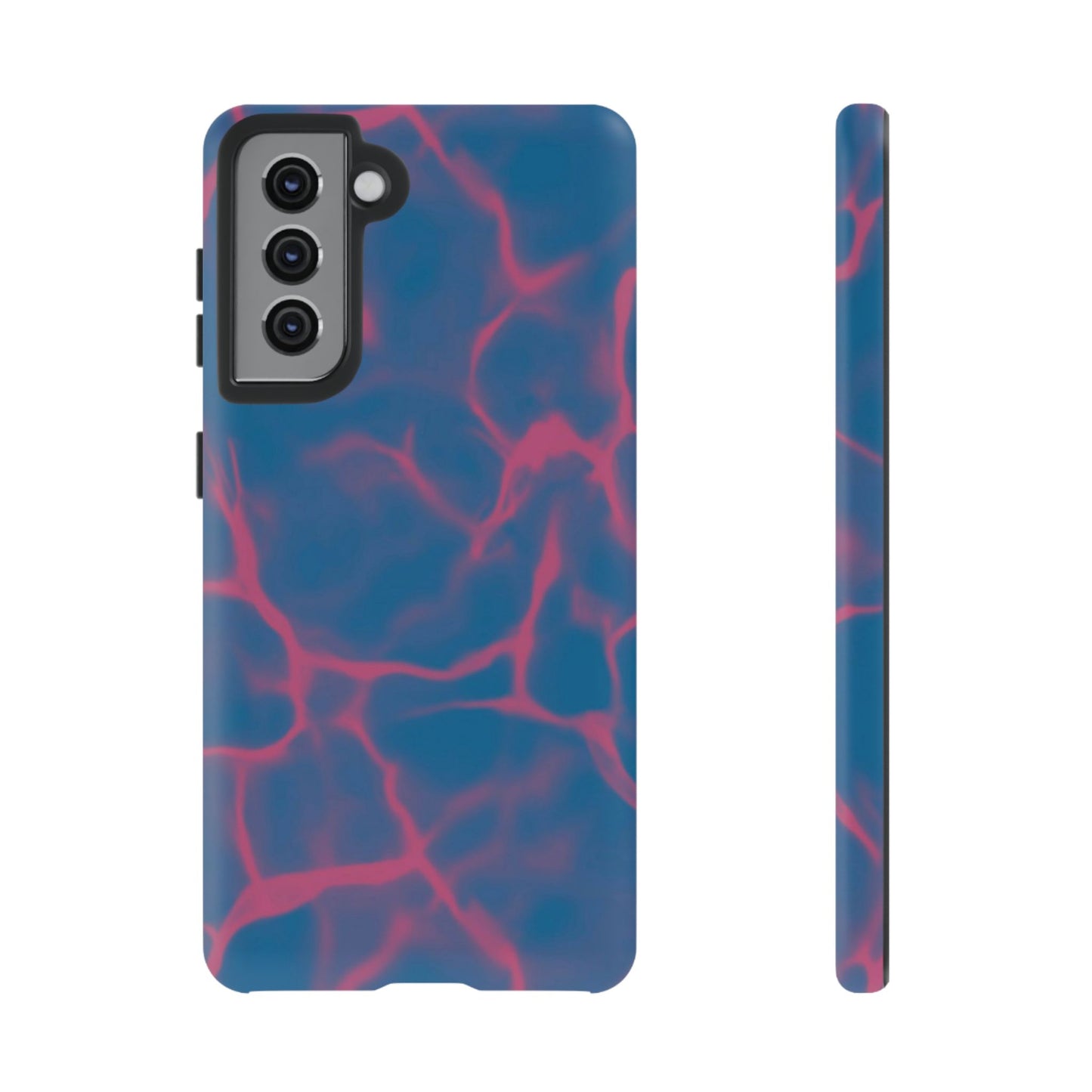 Marble Phone Case Blue Pink