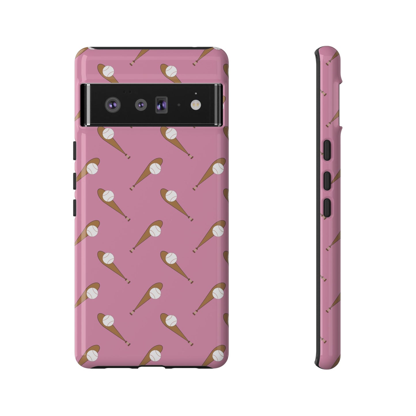 Baseball Phone Case Pink