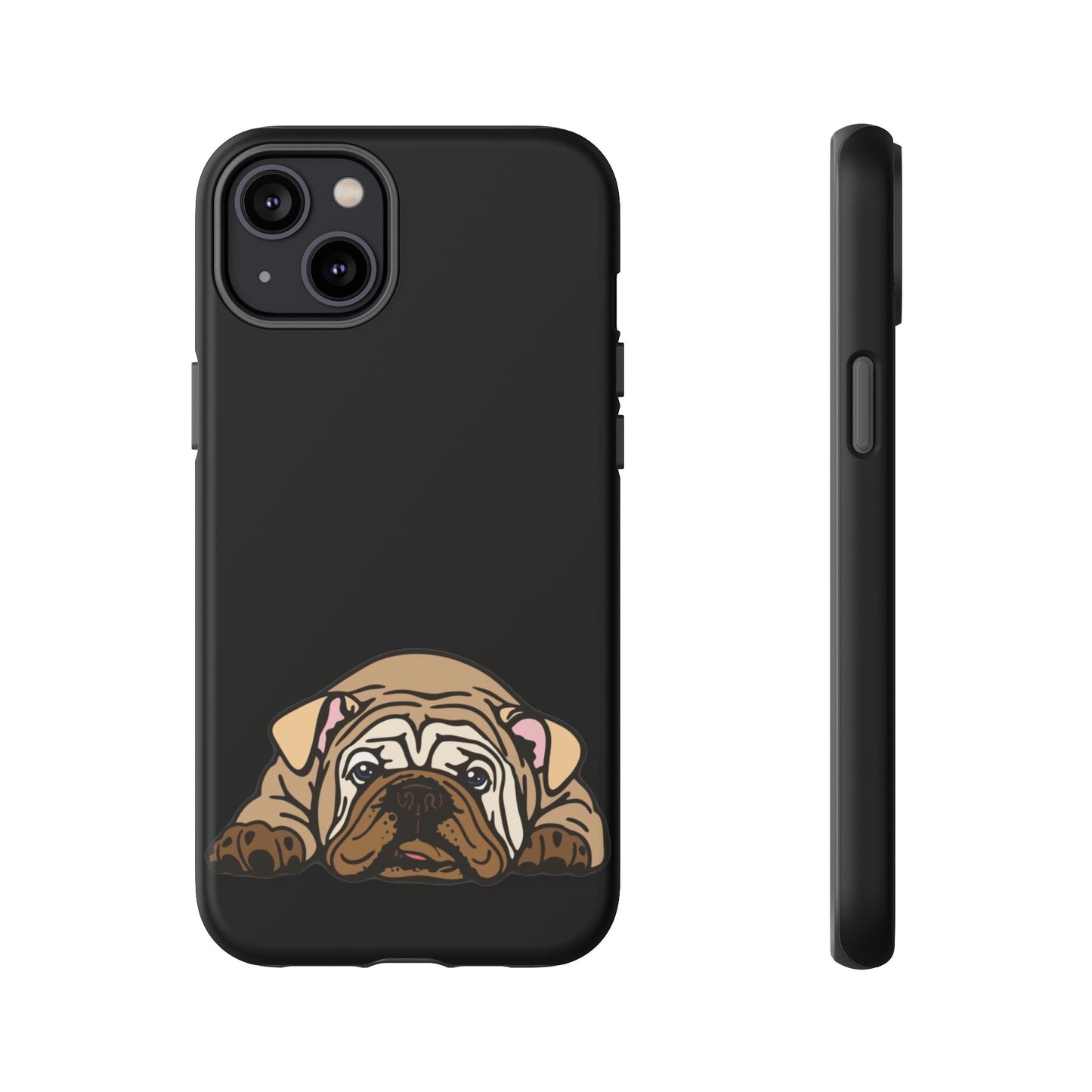 Bulldog Phone Case Black