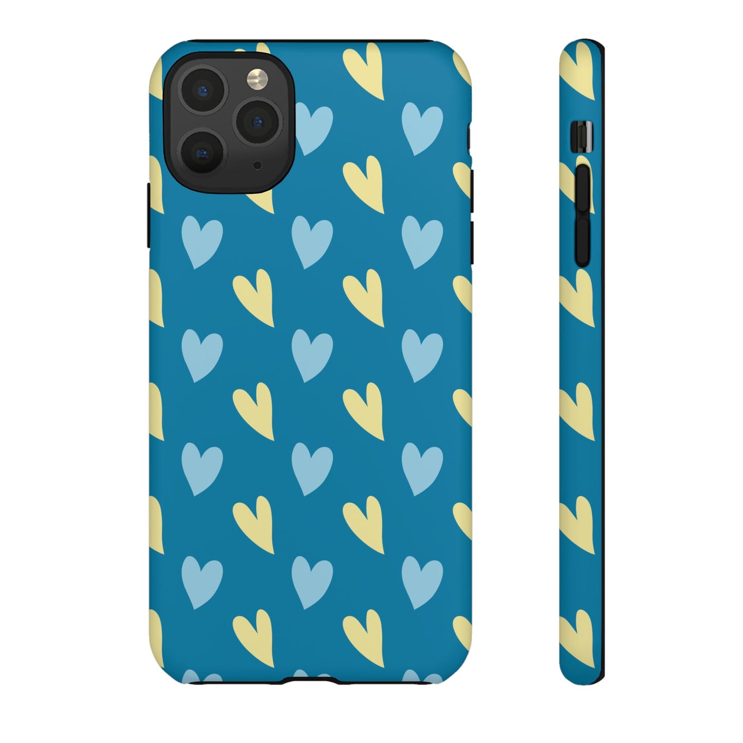 Heart Phone Case Blue