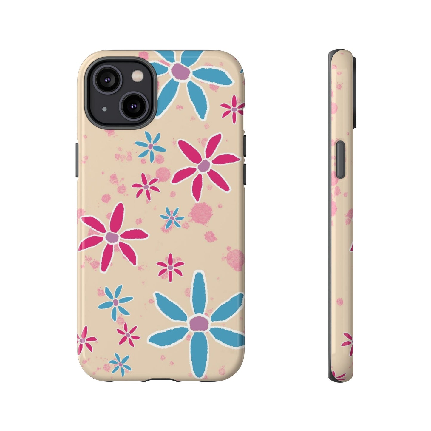 Flower Phone Case Cream