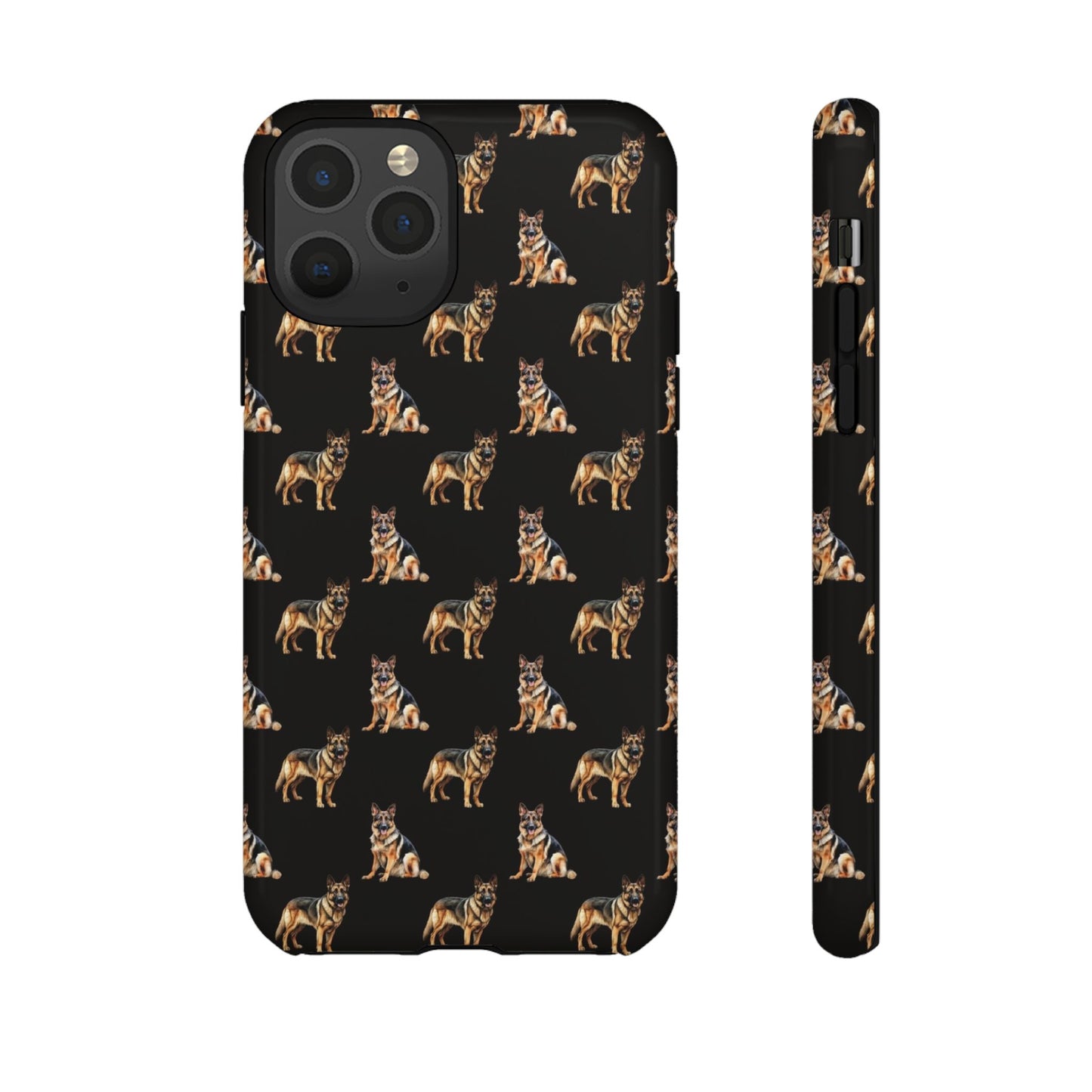 German Shepherd Phone Case Black