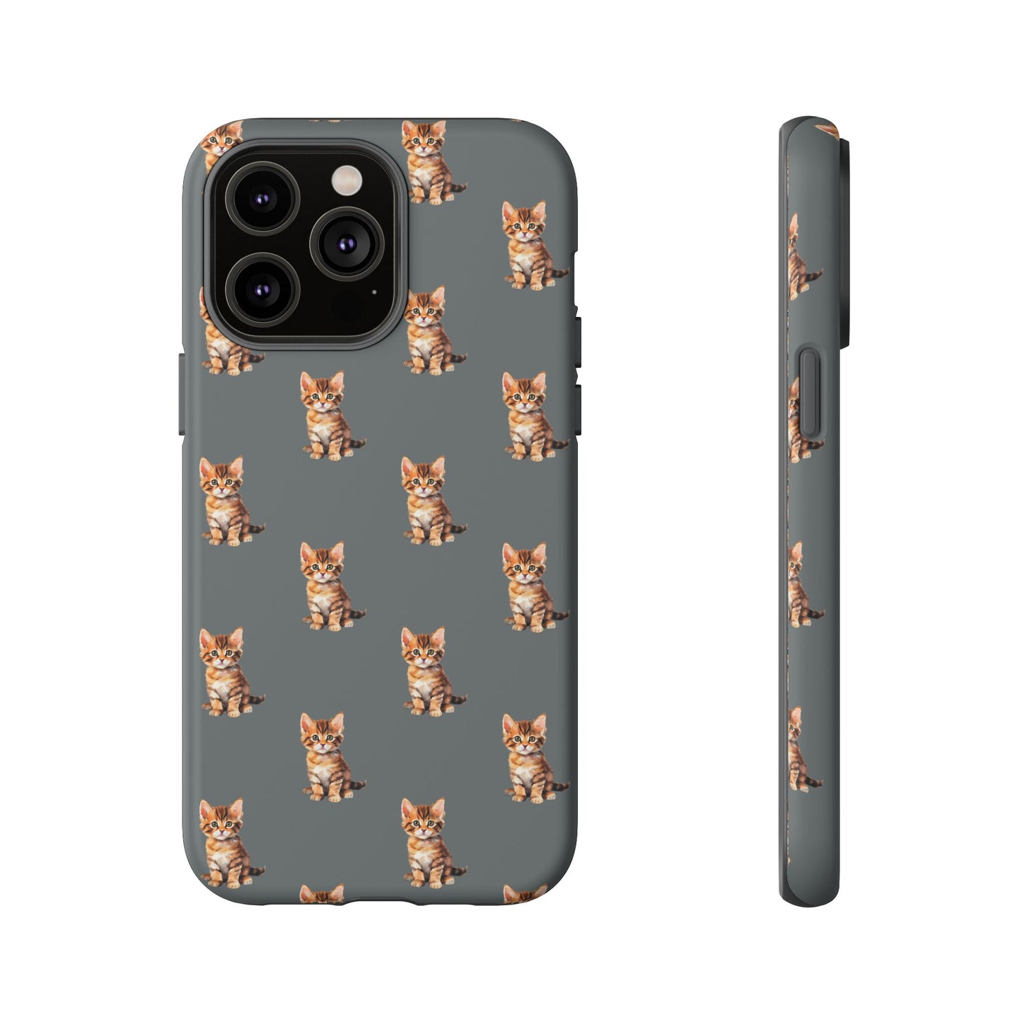 Cat Phone Case Gray