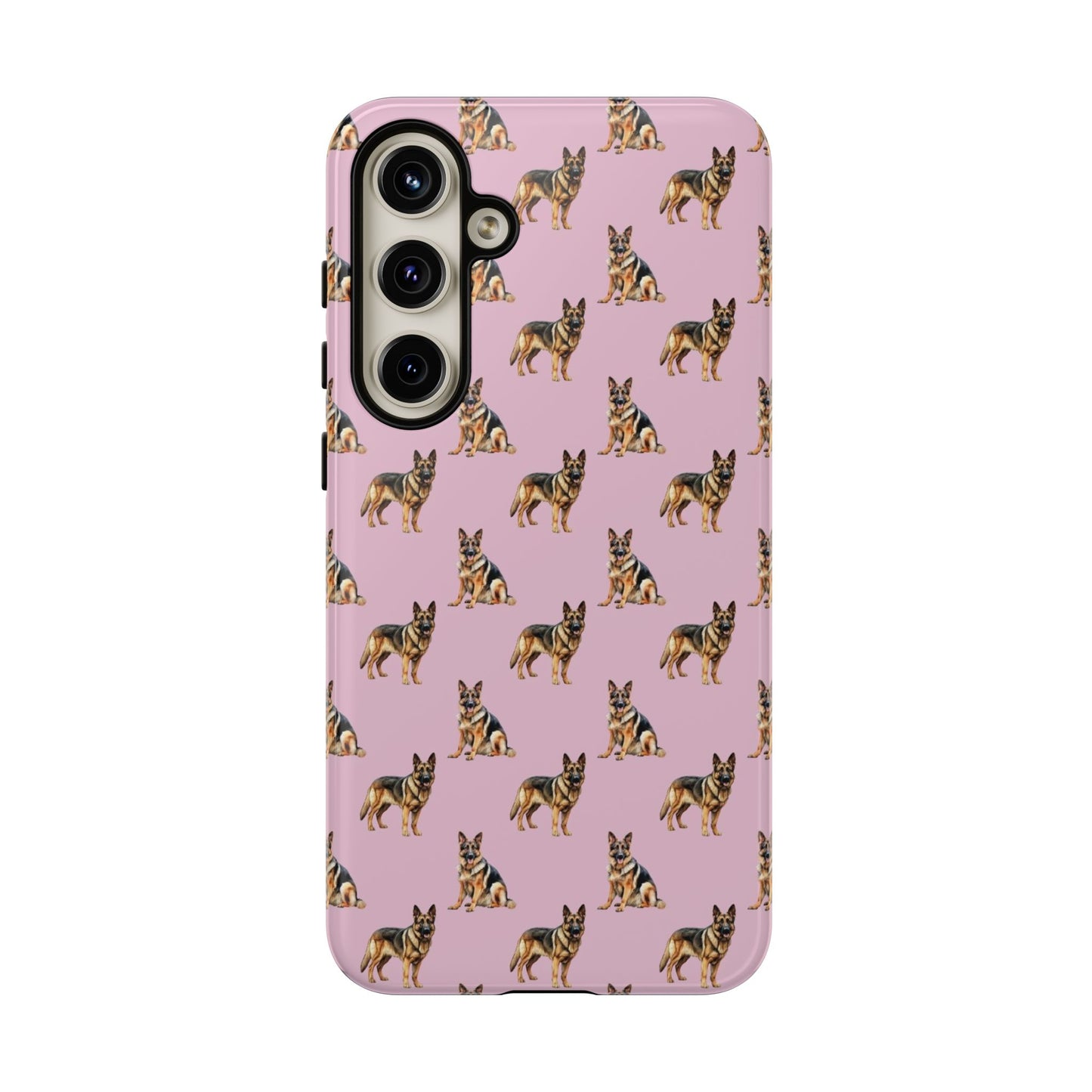 German Shepherd Phone Case Pink