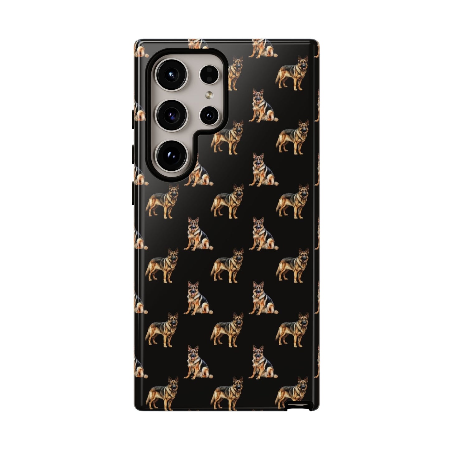 German Shepherd Phone Case Black