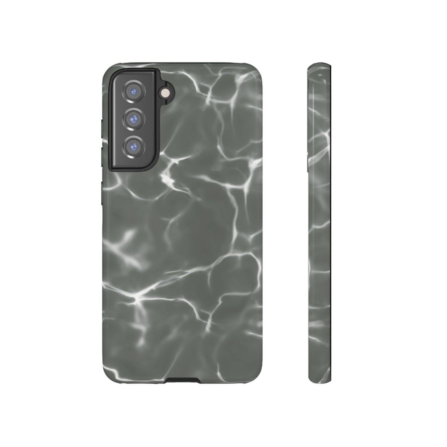 Marble Print Phone Case Gray