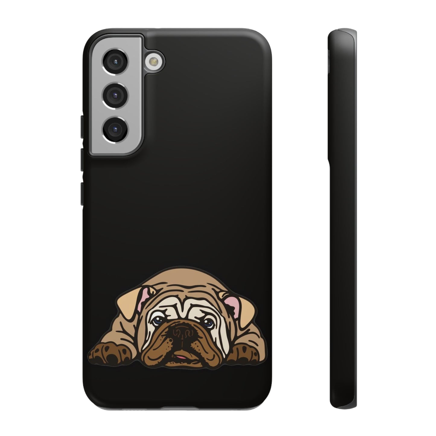 Bulldog Phone Case Black